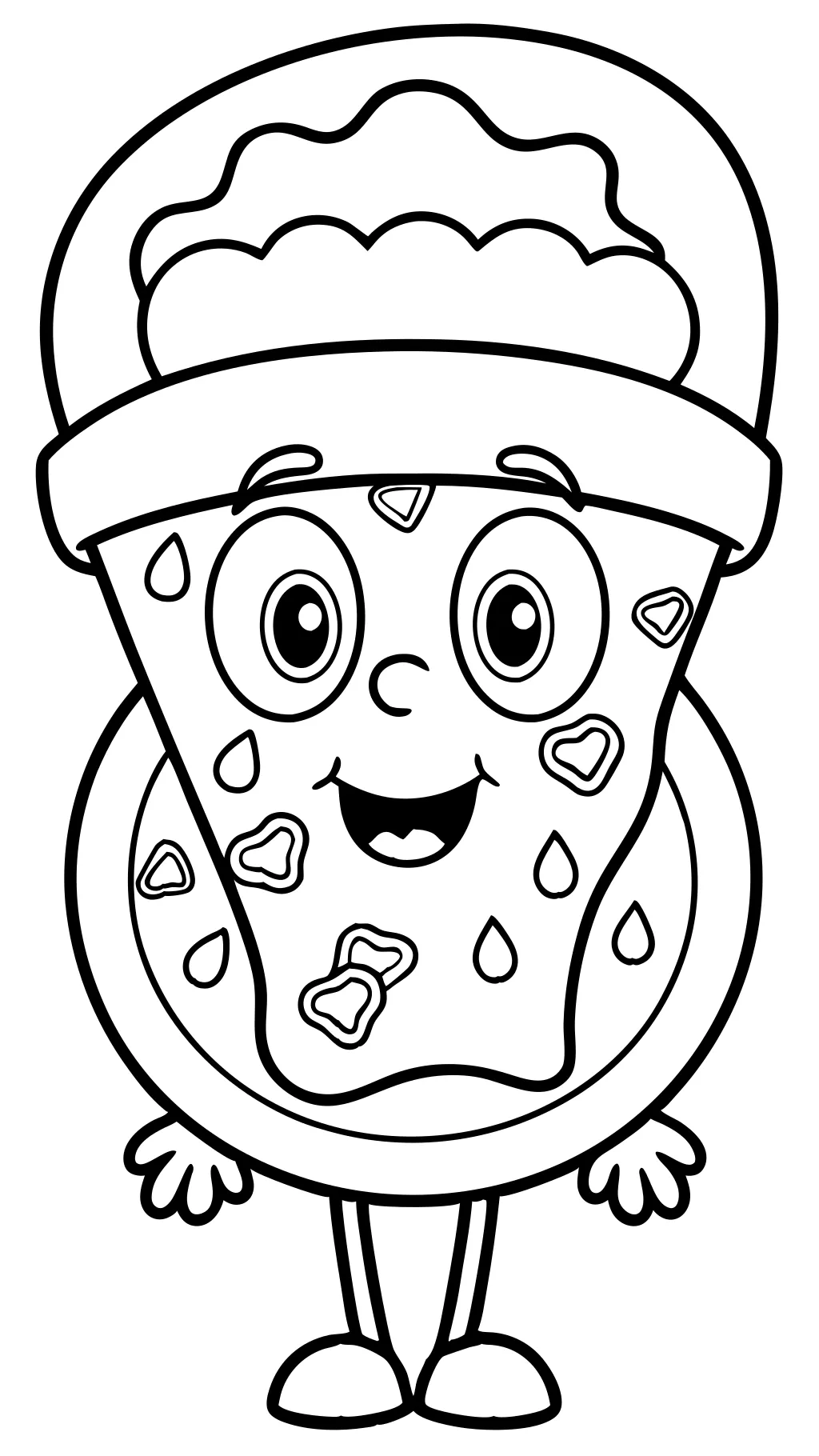 coloriages de pizza